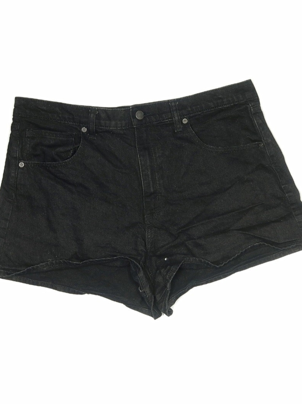 Universal Thread Black Denim High-Rise Cutoff Shorts